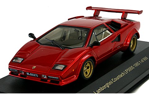 ランボルギーニ カウンタック LP500S 1985 Mレッド (1/43 ポストホビーPS004) ランボルギーニ カウンタック LP500S 1985 Mレッド (1/43 ポストホビーPS004)