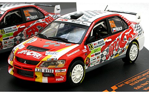三菱 ランサー エボリューション IX No33 ニュージ-ランドラリー 2008 (1/43 ビテス43411) 三菱 ランサー エボリューション IX No33 ニュージ-ランドラリー 2008 (1/43 ビテス43411)