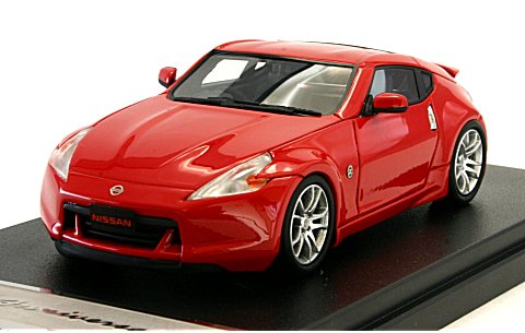 ニッサン フェアレディ Z 2009 (Z34) スタイリッシュパッケージ バイブラントレッド (1/43 ハイストーリーHS43025E) ニッサン フェアレディ Z 2009 (Z34) スタイリッシュパッケージ バイブラントレッド (1/43 ハイストーリーHS43025E)