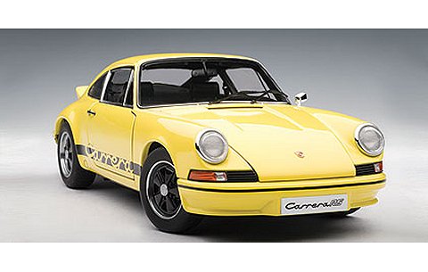 ミニカー新着情報 - ポルシェ 911 カレラ RS 2.7 1973 イエロー/ブラック （1/18 オートアート78053）