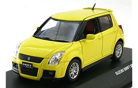 スズキ スイフト スポーツ 5ドア 2006 チャンピオンイエロー4 (1/43 JコレクションJC44002CY) スズキ スイフト スポーツ 5ドア 2006 チャンピオンイエロー4 (1/43 JコレクションJC44002CY)