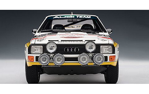アウディ スポーツクワトロ ラリー 1985 No1 (モンテカルロ) (1/18 オートアート88501) アウディ スポーツクワトロ ラリー 1985 No1 (モンテカルロ) (1/18 オートアート88501)