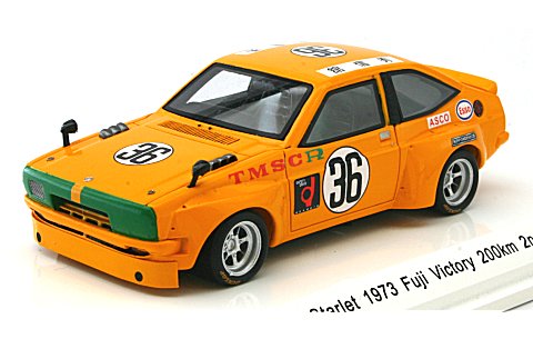 トヨタ スターレット 1973 富士ビクトリー 200km 2位 No36 (1/43 レーヴコレクションR70231) トヨタ スターレット 1973 富士ビクトリー 200km 2位 No36 (1/43 レーヴコレクションR70231)