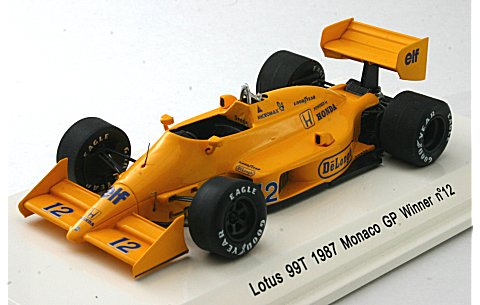 ロータス 99T 1987 モナコGP 優勝 No12 (1/43 レーヴコレクションR70181) ロータス 99T 1987 モナコGP 優勝 No12 (1/43 レーヴコレクションR70181)