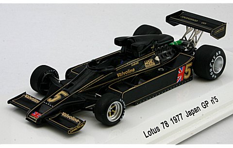 ロータス 78 1977 日本GP No5 M・Andretti (1/43 レーヴコレクションR70161) ロータス 78 1977 日本GP No5 M・Andretti (1/43 レーヴコレクションR70161)