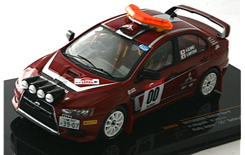 ミツビシ ランサー エボリューション X 2007 ラリージャパン セーフティーカー (1/43 イクソKBI043) ミツビシ ランサー エボリューション X 2007 ラリージャパン セーフティーカー (1/43 イクソKBI043)