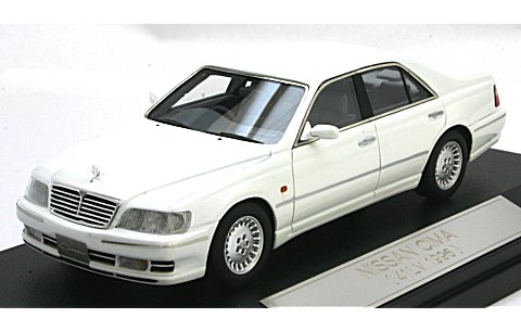 ミニカー新着情報 - ニッサン シーマ 41LV 1996 ホワイトパール （1/43 
