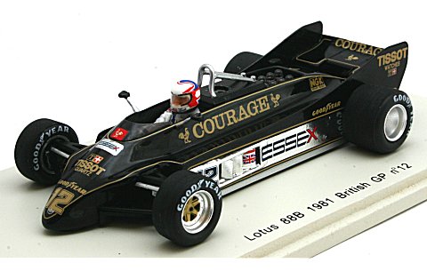 ロータス 88B 1981 英国GP No12 ナイジェル・マンセル (1/43 プラネックスコレクション2687) ロータス 88B 1981 英国GP No12 ナイジェル・マンセル (1/43 プラネックスコレクション2687)
