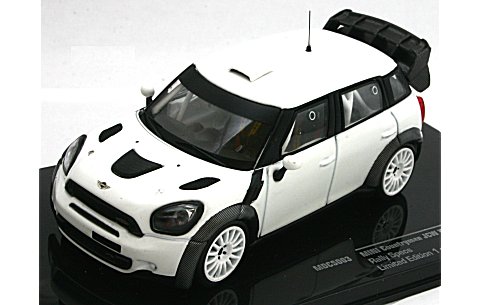 ミニ カントリーマン JCW WRCラリー仕様 (ホイールとタイヤ2セット) ホワイト (1/43 イクソMDCS003) ミニ カントリーマン JCW WRCラリー仕様 (ホイールとタイヤ2セット) ホワイト (1/43 イクソMDCS003)