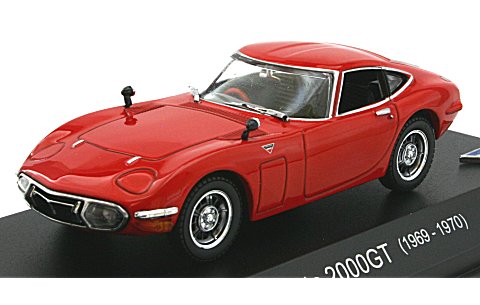 トヨタ 2000GT 後期型 レッド (1/43 京商KS03039R) トヨタ 2000GT 後期型 レッド (1/43 京商KS03039R)