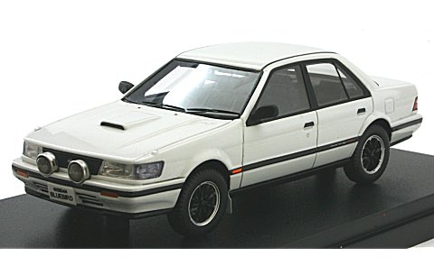 ニッサン ブルーバード SSS-R 1987 ホワイト (1/43 ハイストーリーHS069SP2) ニッサン ブルーバード SSS-R 1987 ホワイト (1/43 ハイストーリーHS069SP2)