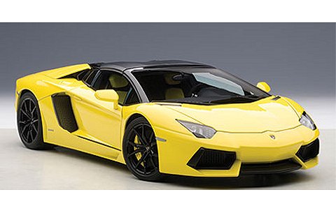 ランボルギーニ アヴェンタドール LP700-4 ロードスター イエロー (GIALLO ORION) (1/18 オートアート74699) ランボルギーニ アヴェンタドール LP700-4 ロードスター イエロー (GIALLO ORION) (1/18 オートアート74699)