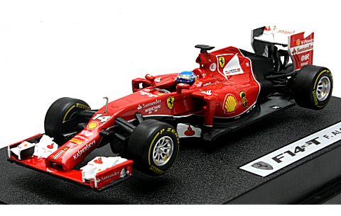 フェラーリ F-1 2014 F14 T No14 アロンソ ドライバー付 (1/43 マテルMTBLY69) フェラーリ F-1 2014 F14 T No14 アロンソ ドライバー付 (1/43 マテルMTBLY69)