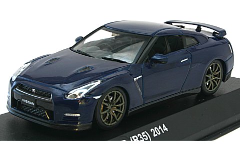 ニッサン GT-R (R35) 2014 オーロラフレアブルーパール (1/43 京商KS03744ABL) ニッサン GT-R (R35) 2014 オーロラフレアブルーパール (1/43 京商KS03744ABL)