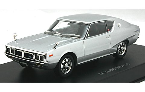 KGC110 ケンメリ スカイライン HT 2000GT シルバーM (1/43 ディズム80368) KGC110 ケンメリ スカイライン HT 2000GT シルバーM (1/43 ディズム80368)