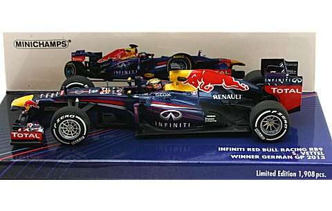 インフィニティ レッドブルレーシング ルノー RB9 S・ベッテル ウイナー ドイツGP 2013 (1/43 ミニチャンプス410130101) インフィニティ レッドブルレーシング ルノー RB9 S・ベッテル ウイナー ドイツGP 2013 (1/43 ミニチャンプス410130101)