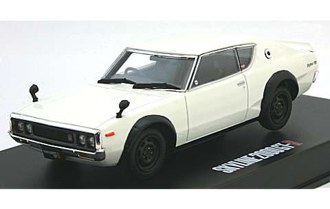 KGC110 ケンメリ スカイライン HT 2000GT-R ホワイト (1/43 ディズム80405) KGC110 ケンメリ スカイライン HT 2000GT-R ホワイト (1/43 ディズム80405)