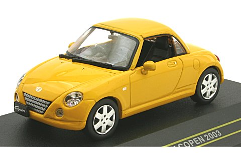 ダイハツ コペン 2004 イエロー (1/43 ファースト43 F43-065) ダイハツ コペン 2004 イエロー (1/43 ファースト43 F43-065)