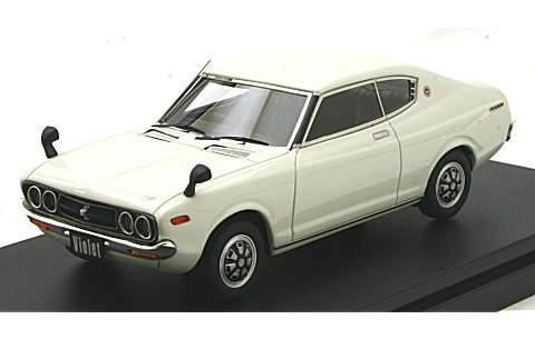 ニッサン バイオレット ハードトップ 1600 SSS 1973 ホワイト (1/43 ハイストーリーHS152WH) ニッサン バイオレット ハードトップ 1600 SSS 1973 ホワイト (1/43 ハイストーリーHS152WH)
