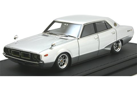 ニッサン スカイライン 2000GT-X (GC110) シルバー Hayashi-Wheel (1/43 (1/43 イグニションモデルIG0383) ニッサン スカイライン 2000GT-X (GC110) シルバー Hayashi-Wheel (1/43 (1/43 イグニションモデルIG0383)